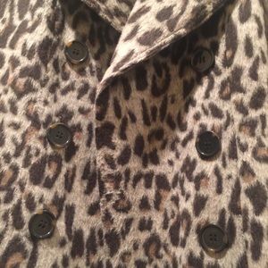 NWT Bongo Leopard Coat
